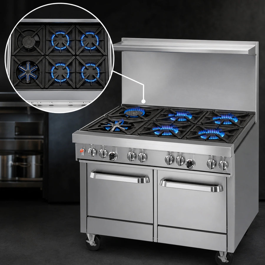6-Burner Top Configuration