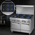 Thumbnail image #3 for Southbend Ultimate 48-Inch 6-Burner Gas Restaurant Range with Convection Oven and Cabinet Base