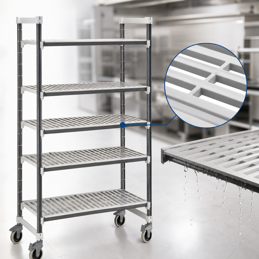 Five Vented Shelf Plates