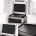 Thumbnail image #3 for Serv-Ware Single Countertop Electric Panini Grill with Grooved Top and Flat Bottom
