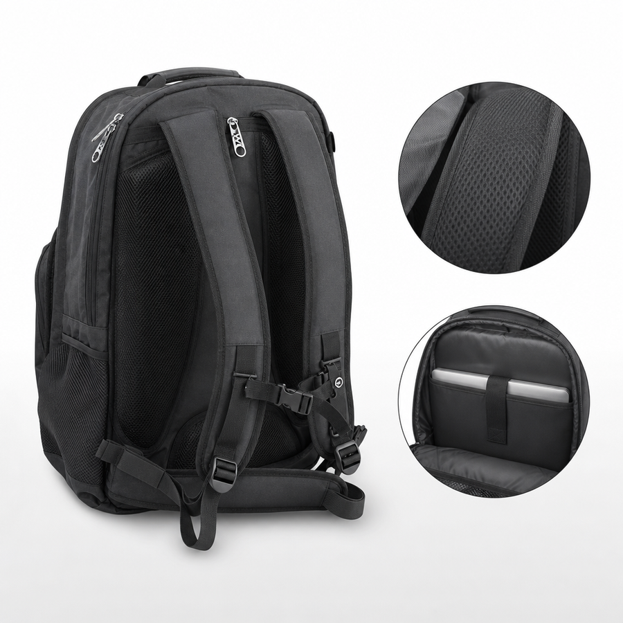 Wide Ergonomic Straps