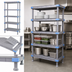 Thumbnail image #3 for Quantum Millenia Stationary 5-Shelf Solid Polymer Starter Shelving Unit, 54