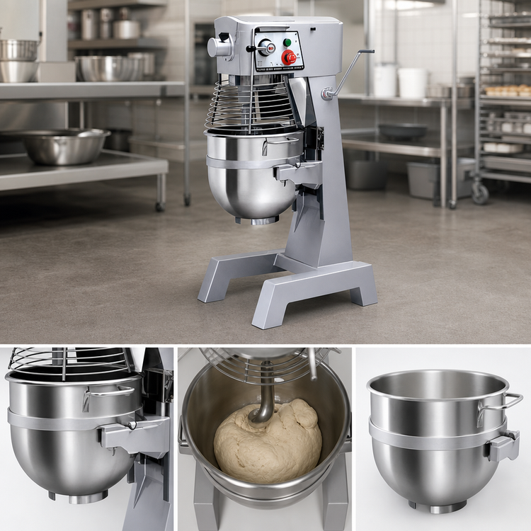 Product image #3 for Primo PM-30 30 Quart Floor Model General Purpose Mixer with #12 Hub