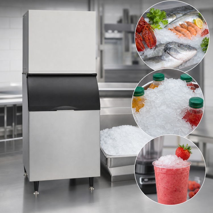 Product image #3 for Ice-O-Matic MFI2306R Flake-Style Ice Maker with Air-Cooled Remote Condenser, 2250 lb/Day