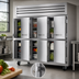 Thumbnail image #3 for True SPEC SERIES 3-Section Reach-In Refrigerator with 6 Solid Half Doors and Top-Mounted Self-Contained Refrigeration
