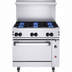 Thumbnail image #4 for Vulcan Endurance 36-Inch Natural Gas Commercial Restaurant Range with 6 Open Burners and Standard Oven