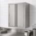 Thumbnail image #3 for John Boos 48-Inch Wall-Mounted Stainless Steel Cabinet with Hinged Doors and Fixed Shelf
