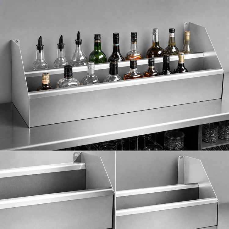 Product image #3 for CHOICE 49-Inch Double Stainless Steel Speed Rail