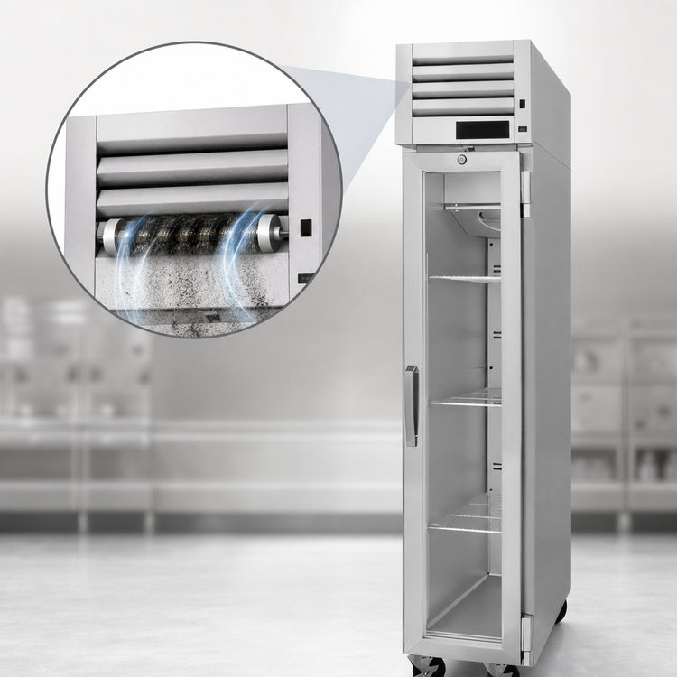 Product image #4 for Turbo Air PRO Series One-Section Reach-In Glass Door Refrigerator, Top Mount, 9.47 Cu. Ft.