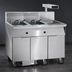 Thumbnail image #3 for Imperial Electric Floor Fryer with Dual 50 lb. Tanks, Built-In Filter System, and Dump Station