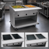 Thumbnail image #3 for Spec-Master Portable Electric Hot Food Table with 2 Wet/Dry Wells, Open Base, 35-3/4 Inch Wide, 208V 3-Phase