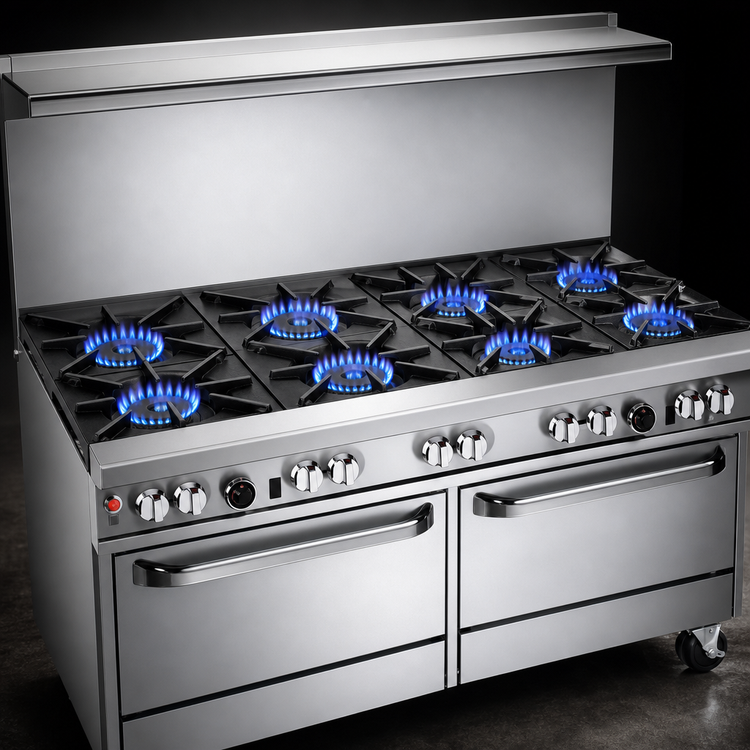 Product image #3 for Southbend Ultimate 60-Inch Gas Restaurant Range with 6 Burners, 24-Inch Griddle/Broiler, Standard Oven and Convection Oven