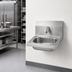 Thumbnail image #3 for Krowne Wall-Mount Stainless Steel Hand Sink with Single-Hole Electronic Faucet, 12-1/2 x 9-3/4 x 5-5/8-Inch Bowl