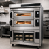 Thumbnail image #3 for Moretti Forni S50E Series 2-Deck Electric Pizza Deck Oven with Prover