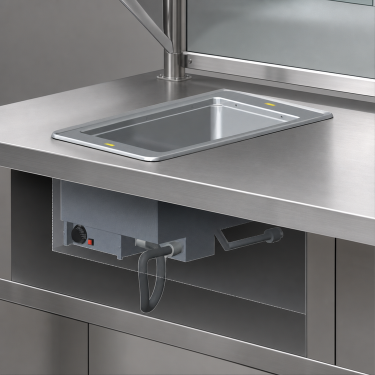 Product image #3 for Vollrath Drop-In Electric Hot Food Well Unit with 1 Full-Size Insulated Wet Well, Auto-Fill
