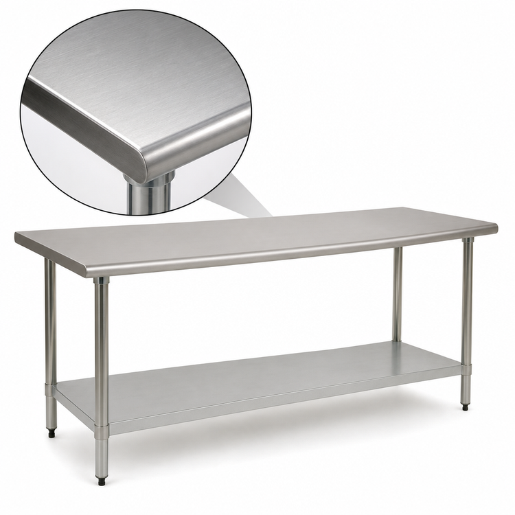 Product image #3 for Eagle Group BlendPort® Deluxe Series Stainless Steel Work Table with Adjustable Undershelf, 48 W x 30 D