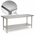 Thumbnail image #3 for Eagle Group BlendPort® Deluxe Series Stainless Steel Work Table with Adjustable Undershelf, 48 W x 30 D
