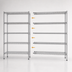 Thumbnail image #3 for Eagle Group Valu-Master 5-Tier Add-On Wire Shelving Unit, 48
