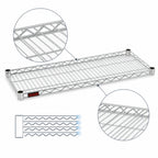 Thumbnail image #3 for Eagle Group QuadTruss 1836S 36 x 18 Inch Stainless Steel QuadTruss Wire Shelf, 800 lb. Capacity Case of 4