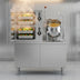 Thumbnail image #2 for Crown SCX-2-10 Two Compartment Full-Size Steam Coil Convection Steamer with 10 Gallon Kettle