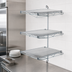 Thumbnail image #3 for Quantum Wall-Mounted Cantilever Starter Unit with 3 Wire Shelves