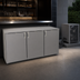 Thumbnail image #3 for Glastender One-Zone Remote Low-Profile Back Bar Cooler, 60-Inch Wide, 3-Section
