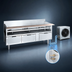 Thumbnail image #3 for La Rosa Refrigeration 78-Inch x 26.5-Inch Three-Section Refrigerated Equipment Stand with 4 Drawers, Remote Refrigeration