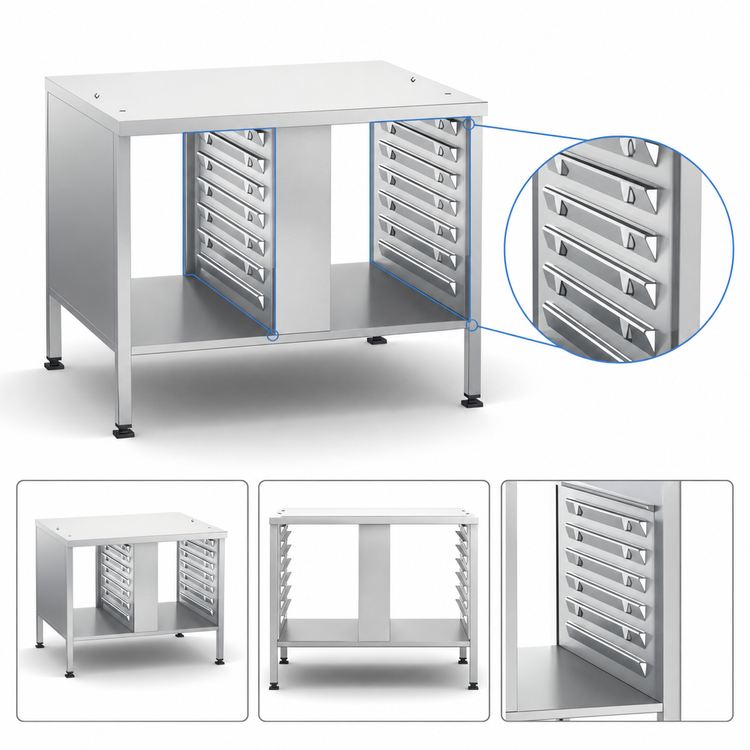 Product image #3 for RATIONAL Stand II Stationary Oven Stand for iCombi 6- and 10-Half Size Classic/Pro