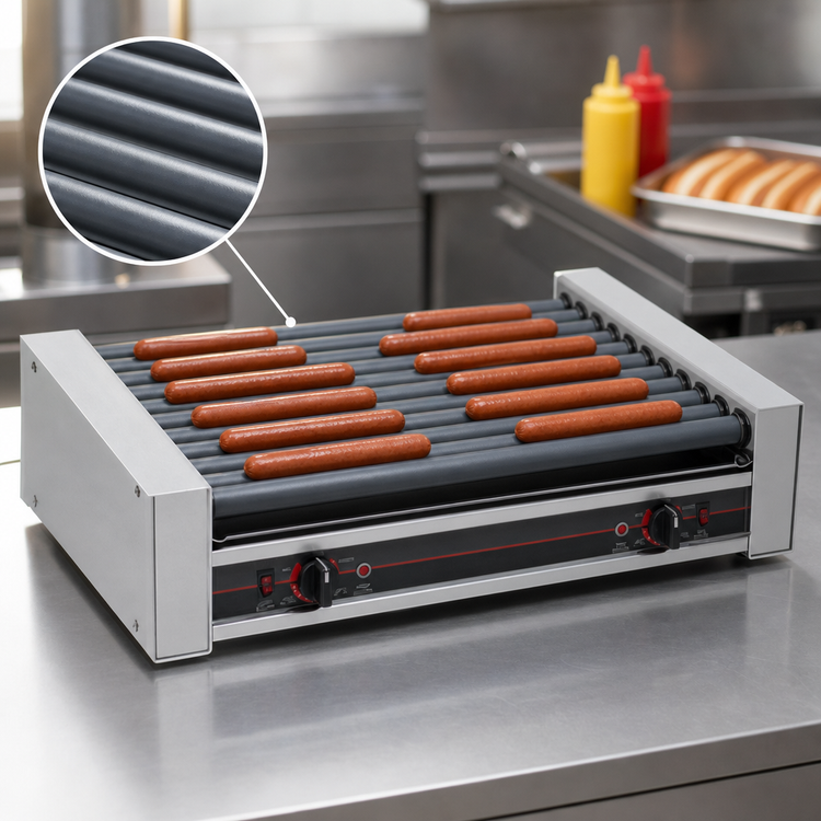 Product image #3 for Roll-A-Grill 36-Hot-Dog Capacity Countertop Roller Hot Dog Grill, 230V