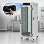 Thumbnail image #3 for Metro C5 C589-SFC-UPFC Pass-Thru Controlled Temperature Holding Cabinet with Touch-Screen Controls, Glass Doors, and 18 Full-Size Sheet Pan Capacity