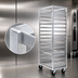 Thumbnail image #3 for Panco Mobile Side-Load Open-Sided Full-Height Oven Rack for 30 Full-Size Sheet Pans