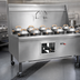 Thumbnail image #3 for Imperial 214-Inch Gas Wok Range with 8 Burners, Water-Cooled Top, and Built-In Drain System
