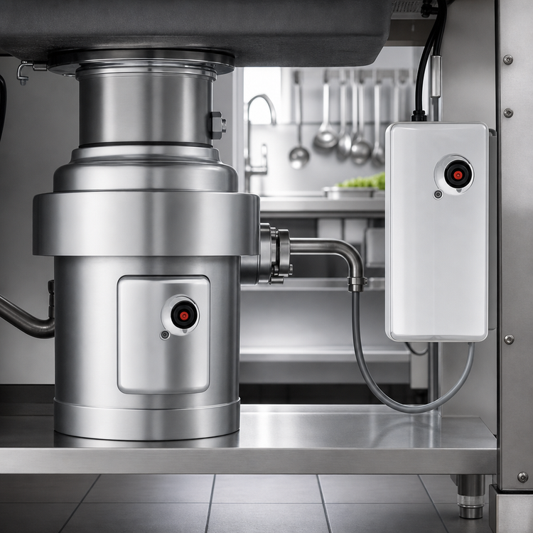 Product image #3 for InSinkErator SS-200 18-Inch Complete Food Waste Disposer Package with AquaSaver AS-101 Control Center, 2 HP, Stainless Steel
