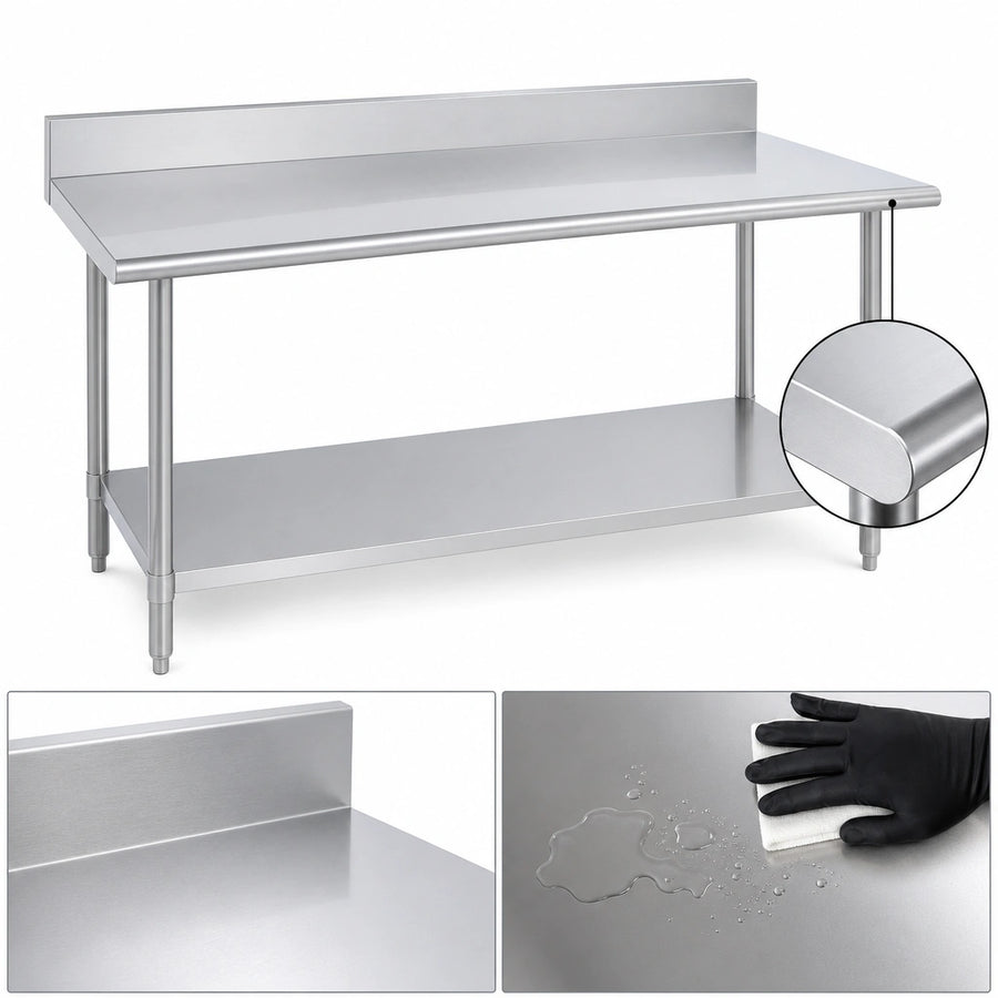 16 Gauge 300 Series Stainless Steel Top