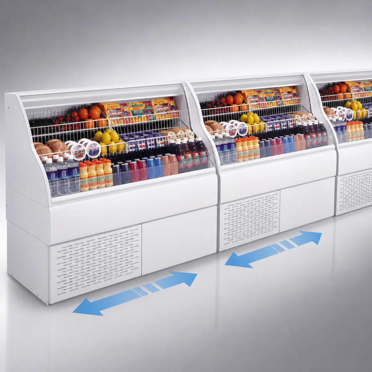Product image #3 for Howard-McCray Ovation Series SC-OS30E-3C 39-Inch Self-Contained Curved Plexi Open Merchandiser, 44-Inch High