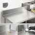 Thumbnail image #3 for John Boos Stainless Steel Countertop Surface with 6-Inch Boxed Backsplash, 108 x 30 Inches