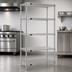 Thumbnail image #3 for Eagle Group 5-Tier Wire Shelving Starter Unit with QuadTruss Shelves, Stainless Steel Finish
