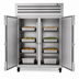 Thumbnail image #3 for True SPEC SERIES Two-Section Reach-In Heated Holding Cabinet, Solid Swing Doors, Stainless Steel