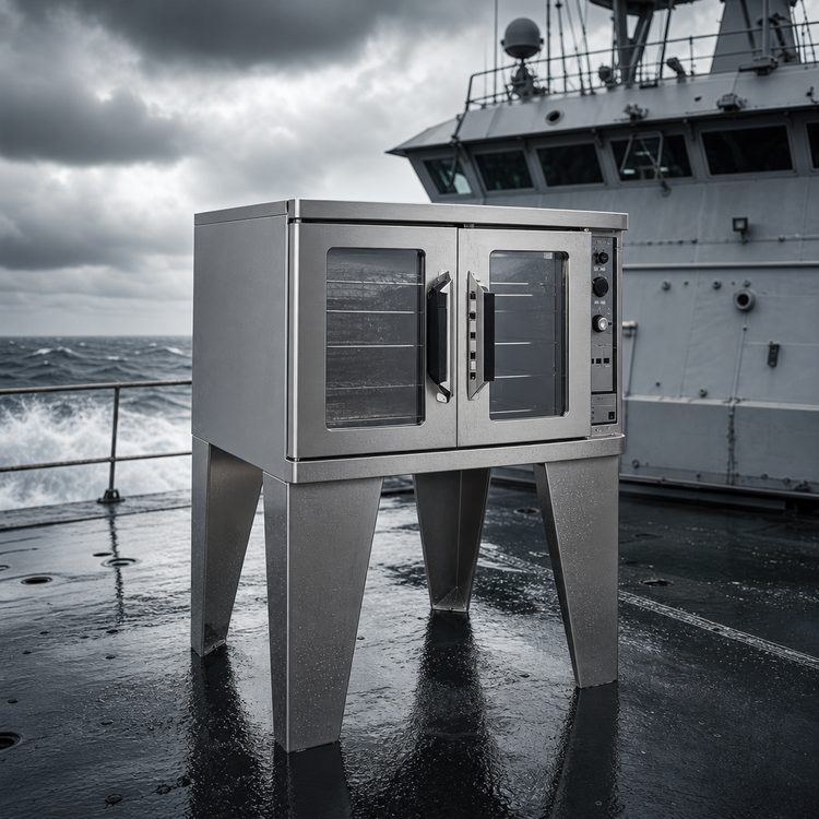Product image #3 for Lang Marine Extra-Deep Full-Size 5-Pan Electric Single-Deck Convection Oven