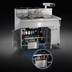 Thumbnail image #3 for Imperial 75 lb Gas Tube-Fired Floor Model Side Car Fryer Filter System with Drain Station and Electronic Thermostat