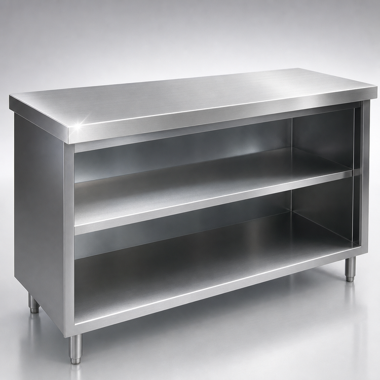 Product image #3 for Spec-Master 60-Inch Hinged-Door Plate Cabinet with Stainless Steel Top and Body