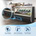 Thumbnail image #3 for Howard-McCray 35 Series Double Duty 119-Inch Self-Contained Deli Meat & Cheese Service Case with LED Lighting