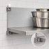 Thumbnail image #3 for Eagle Group 24-Inch Left Single Knob Foot Bracket for Cantilevered Shelving, Stainless Steel