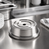 Thumbnail image #3 for American Metalcraft Round Stainless Steel Plate Cover for 8-1/16 to 8-1/4 Inch Plates