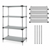 Thumbnail image #3 for Quantum Solid Shelving Starter Kit with 4 Shelves and 4 Posts, 42