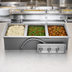 Thumbnail image #3 for APW Wyott HFW-3S Three-Well Drop-In Electric Hot Food Well, Wet/Dry, Insulated, No Drain