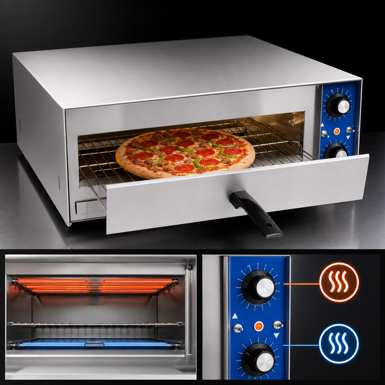 Product image #4 for Bakers Pride HearthBake Series PX-16 Countertop Electric Pizza Oven, 24-Inch Single Deck