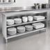 Thumbnail image #3 for John Boos 132-Inch Open Front Stainless Steel Dish Cabinet