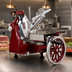 Thumbnail image #3 for Volano Trento Manual Flywheel Meat Slicer with 12-Inch Carbon Steel Blade