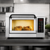 Thumbnail image #3 for PizzaMaster PM 351ED-1 Countertop Electric Stone Hearth Pizza Oven, 1 Deck, 1 Stone
